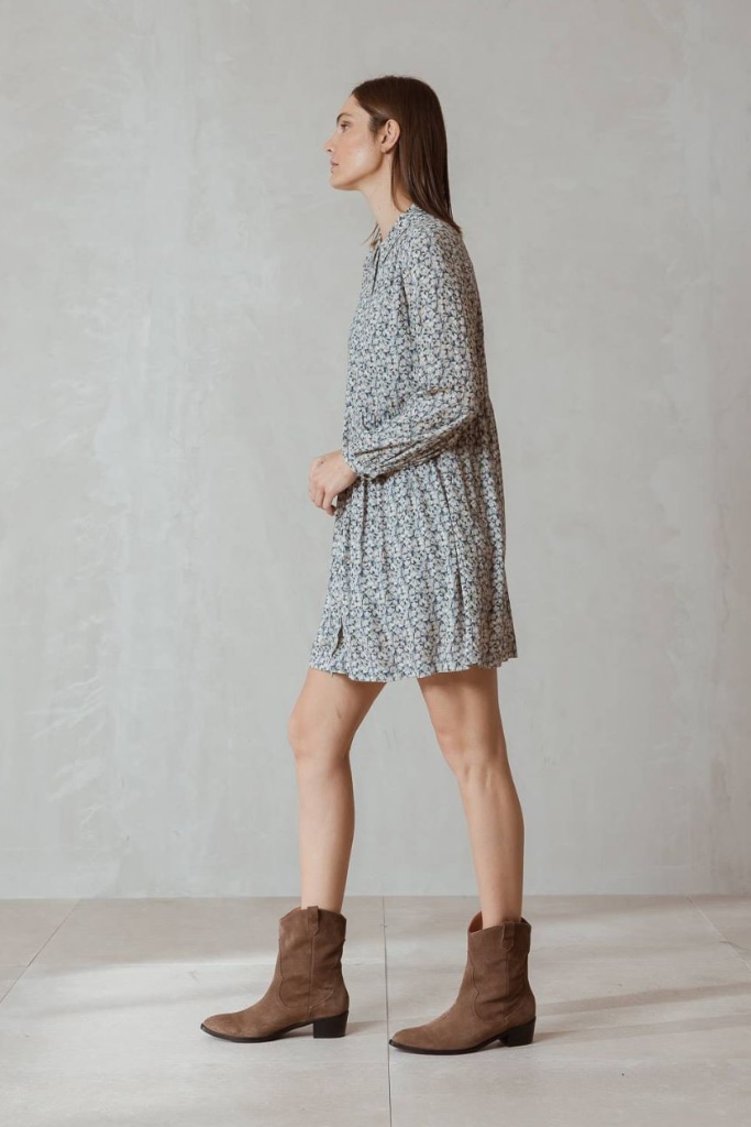 indi cold - Šaty voľné krátke Azul - azul indi cold - Šaty voľné krátke Azul - azul