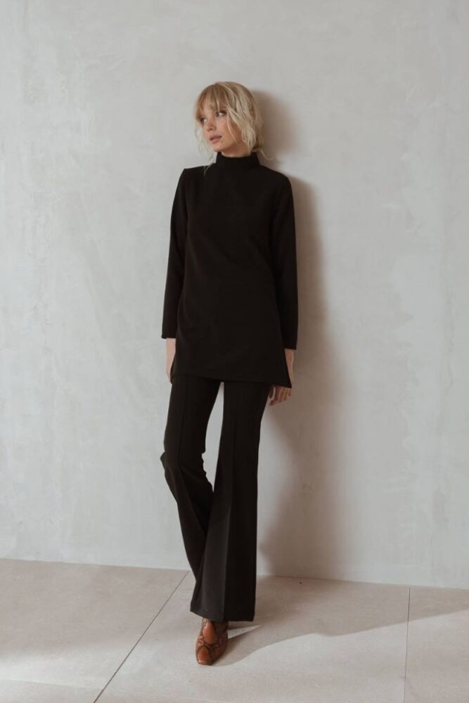 indi cold - Nohavice do zvonu Negro - negro