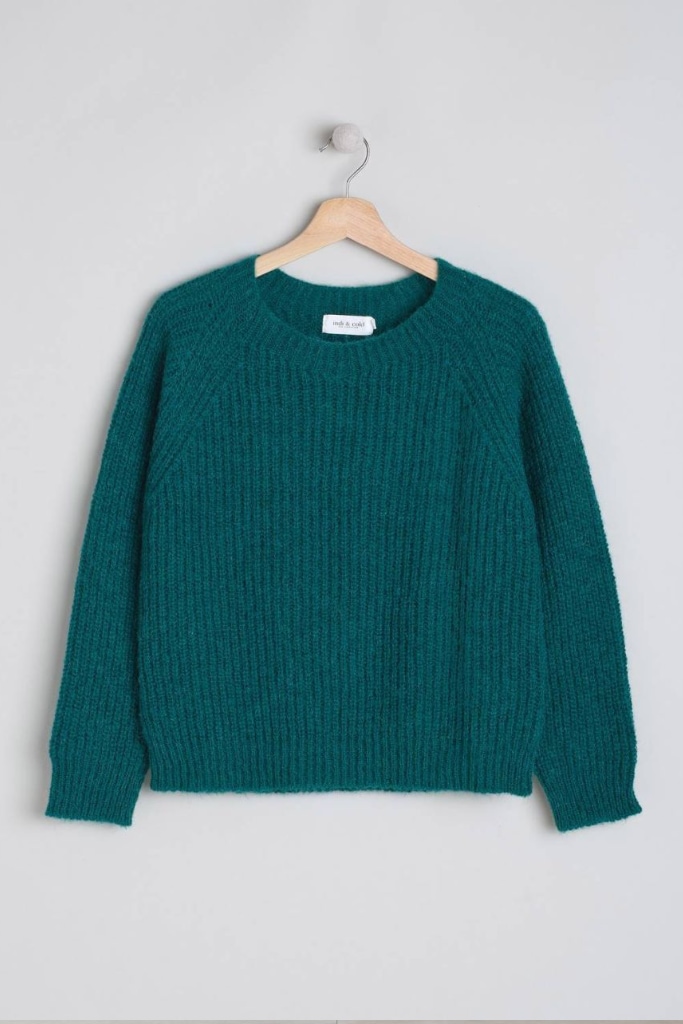 indi cold - Pulóver s Alpakou a raglanovými rukávmi Verde - verde indi cold - Pulóver s Alpakou a raglanovými rukávmi Verde - verde