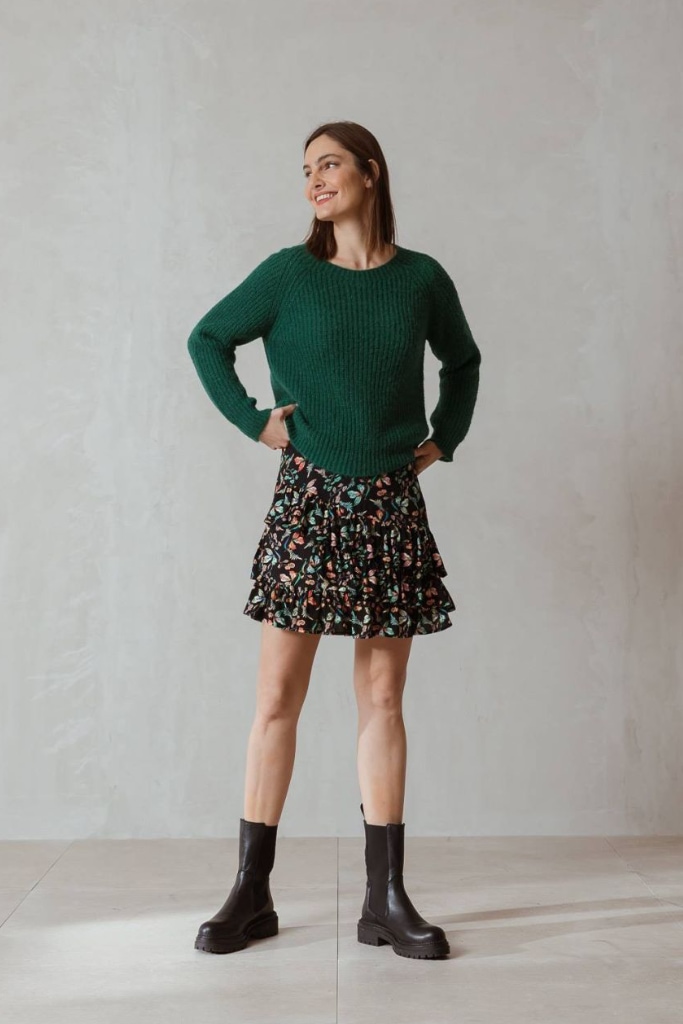 indi cold - Pulóver s Alpakou a raglanovými rukávmi Verde - verde indi cold - Pulóver s Alpakou a raglanovými rukávmi Verde - verde