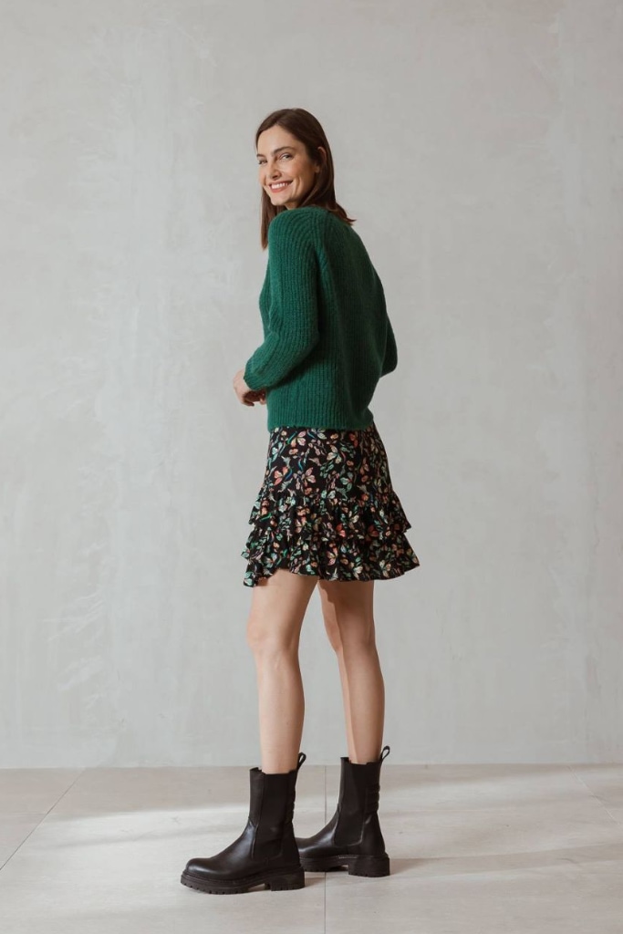 indi cold - Pulóver s Alpakou a raglanovými rukávmi Verde - verde indi cold - Pulóver s Alpakou a raglanovými rukávmi Verde - verde