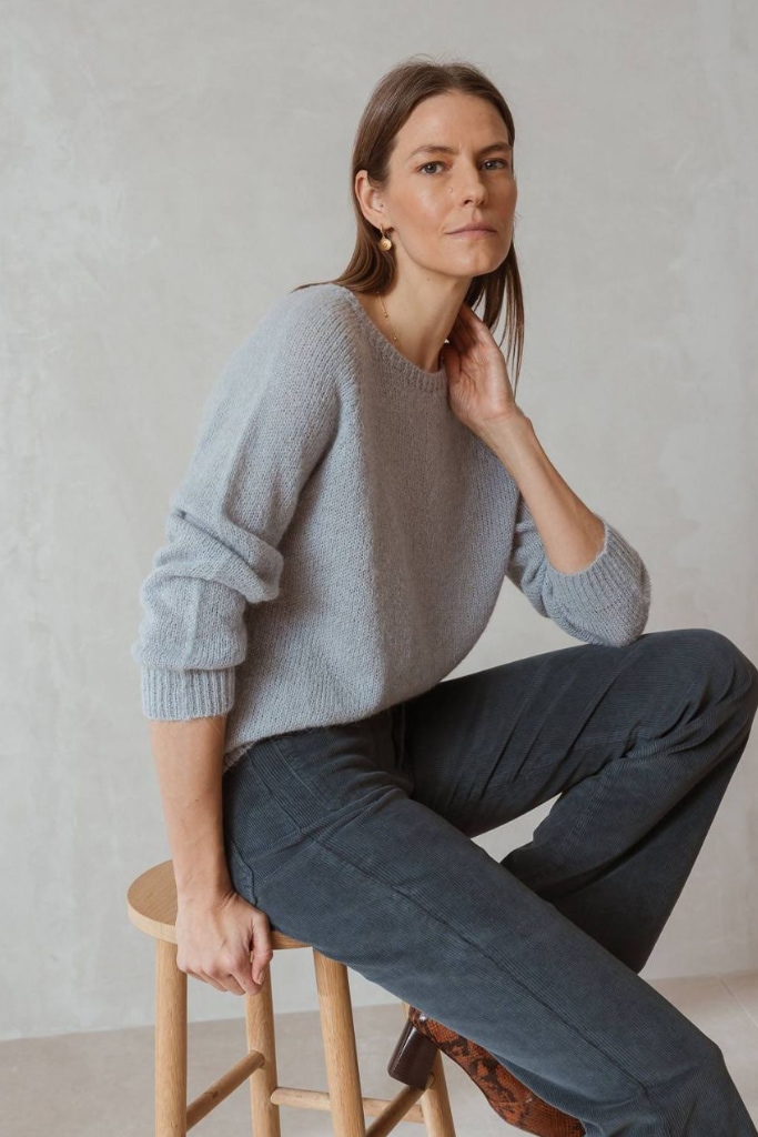 indi cold - Pulóvrik s Alpakou a s oválnym výstrihom a raglanovými rukávmi Jazmin - jazmin indi cold - Pulóvrik s Alpakou a s oválnym výstrihom a raglanovými rukávmi Jazmin - jazmin