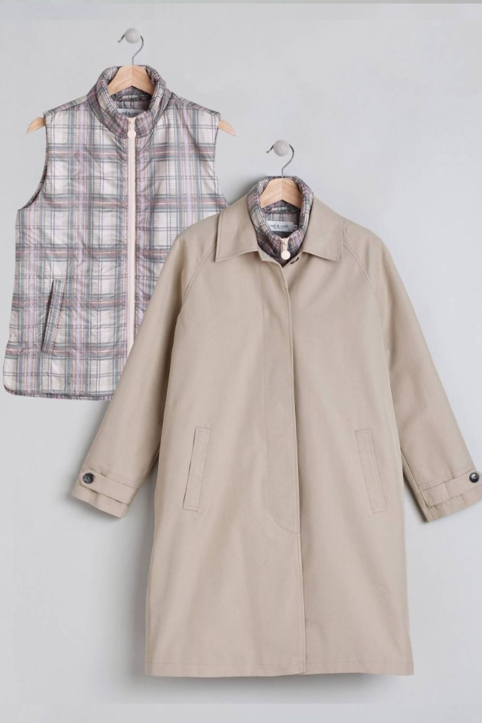 indi cold - Kabát prechodný s vestou Beige - beige indi cold - Kabát prechodný s vestou Beige - beige