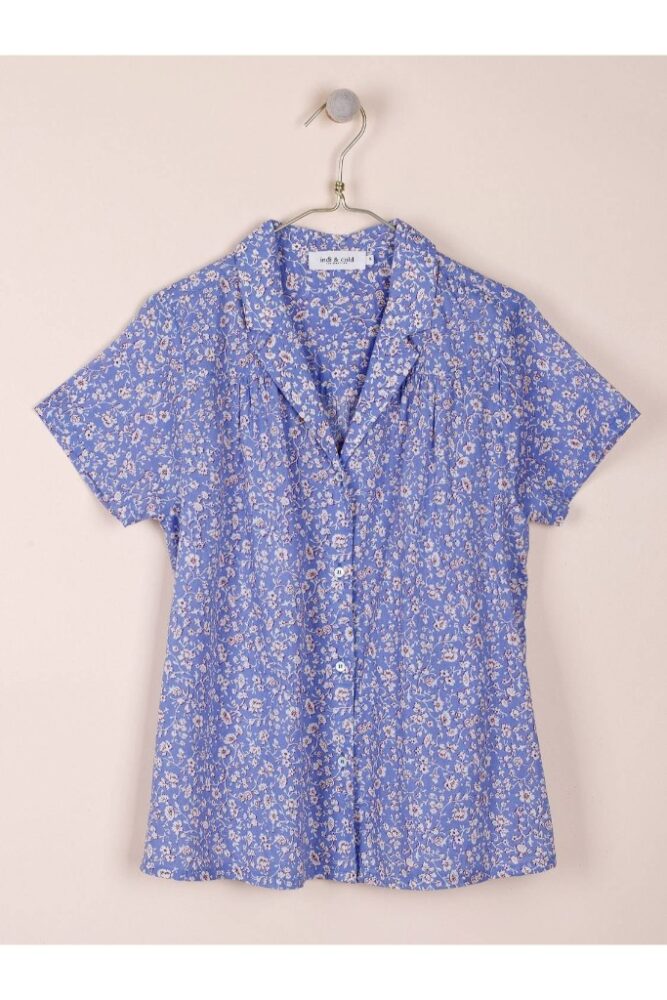 indi cold - Blúzka so vzorom Azul Anil - azul anil