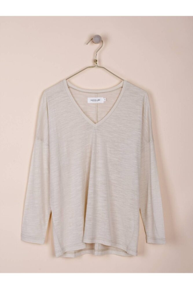 indi cold - Tričko s dlhým rukávom Crudo - crudo