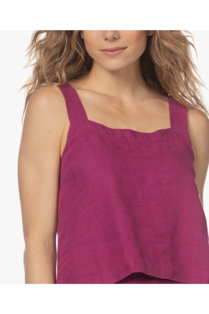 indi cold - Top so širokými ramienkami Magenta - magenta