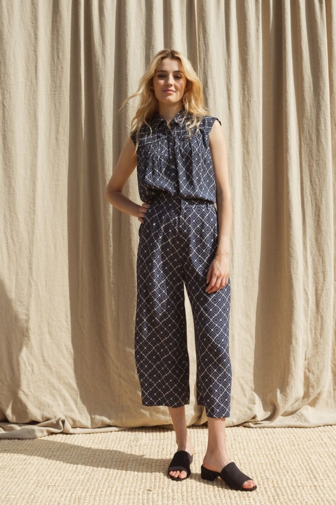 indi cold - Blúzka s potlačou bez rukávov Indigo - indigo indi cold - Blúzka s potlačou bez rukávov Indigo - indigo