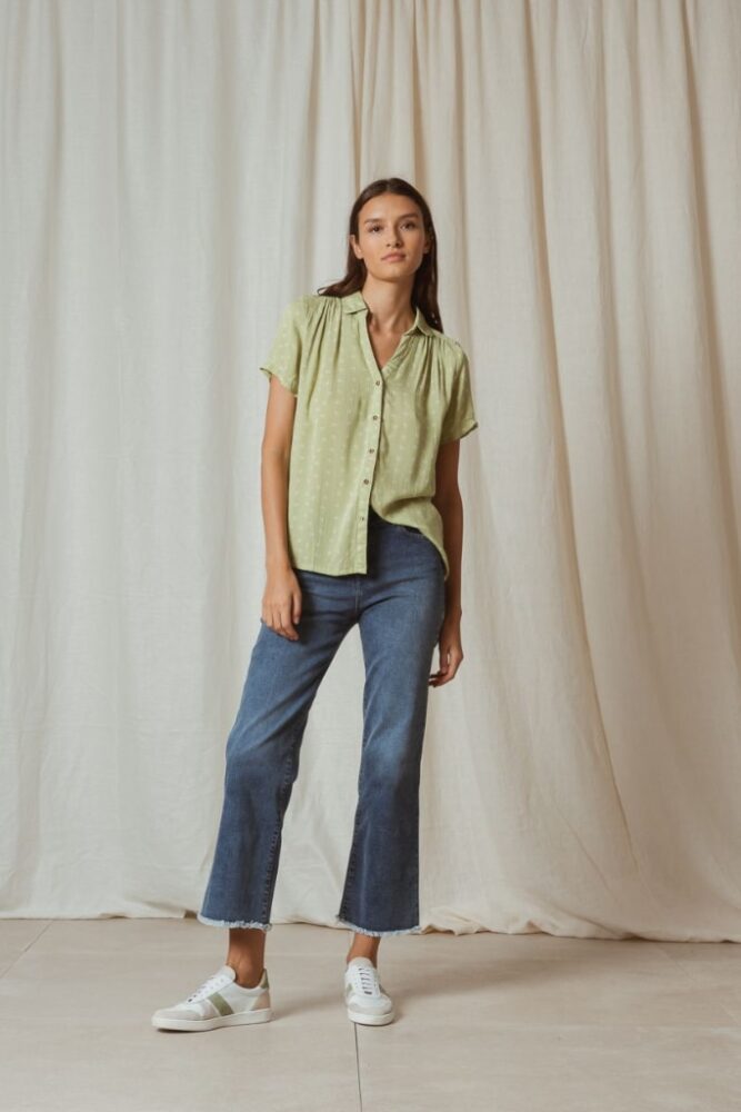 indi cold - Nohavice denim cropped Tejano - tejano