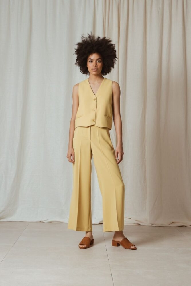 indi cold - Nohavice voľné cropped Manzana - manzana