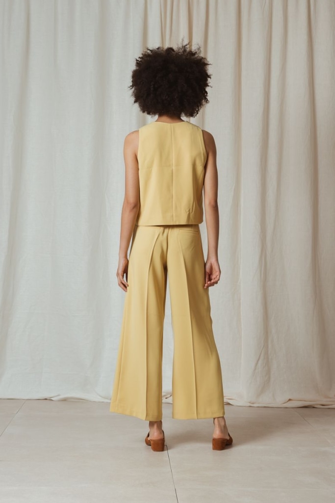 indi cold - Nohavice voľné cropped Manzana - manzana indi cold - Nohavice voľné cropped Manzana - manzana