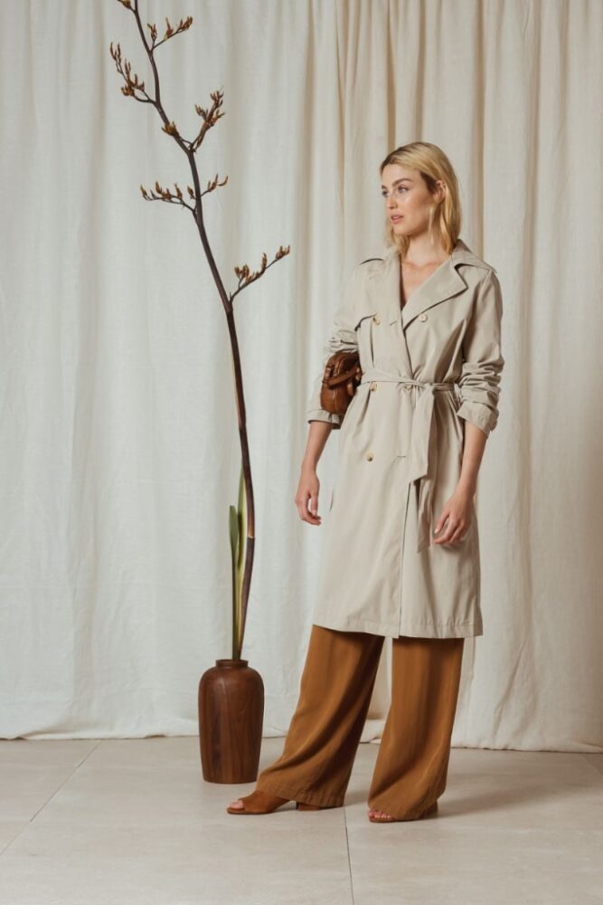 indi cold - Kabát prechodný Lino - lino