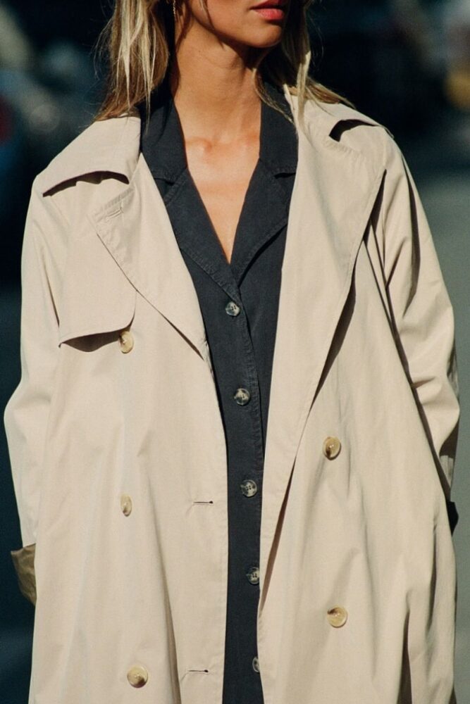 indi cold - Kabát prechodný Lino - lino