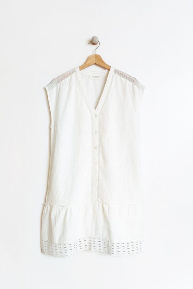 indi cold - Šaty mini s čipkou Crudo - crudo