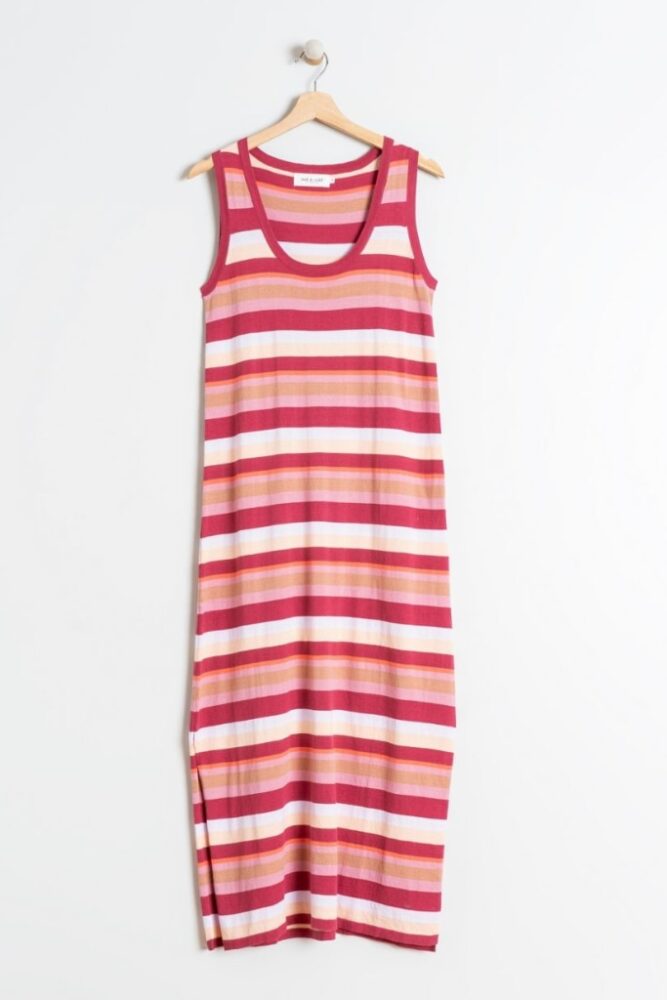 indi cold - Šaty dlhé džerzejové Frambuesa - frambuesa