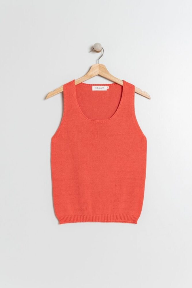 indi cold - Pulóvrik bez rukávov Coral - coral