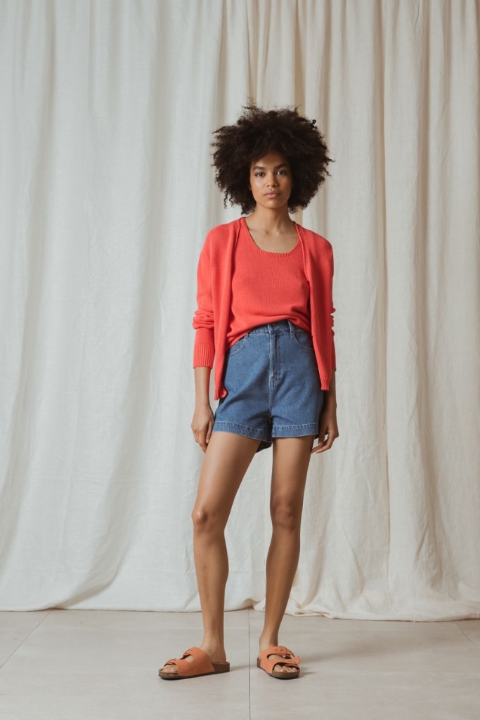 indi cold - Pulóvrik bez rukávov Coral - coral indi cold - Pulóvrik bez rukávov Coral - coral