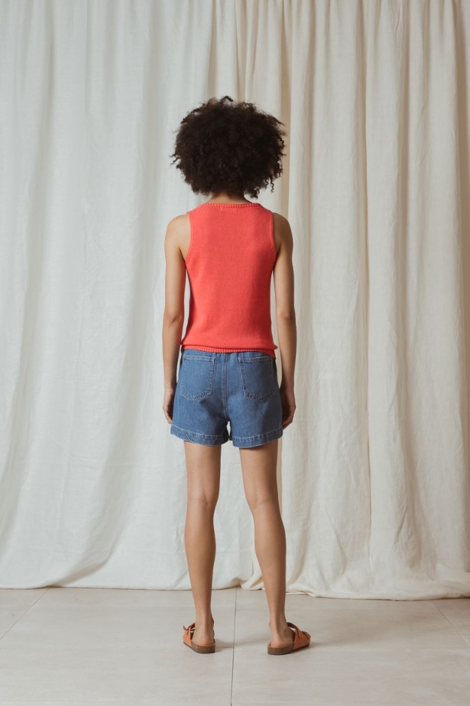 indi cold - Pulóvrik bez rukávov Coral - coral indi cold - Pulóvrik bez rukávov Coral - coral