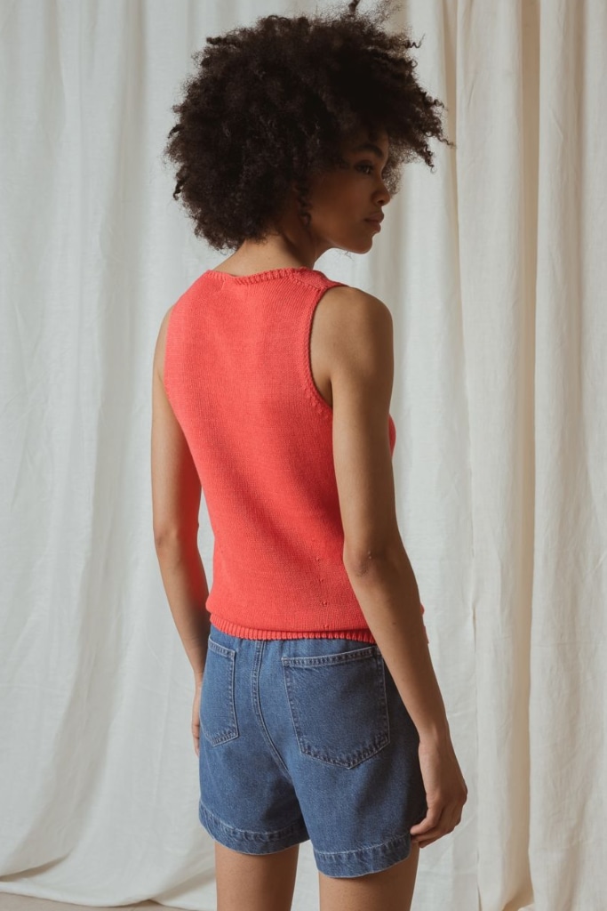 indi cold - Pulóvrik bez rukávov Coral - coral indi cold - Pulóvrik bez rukávov Coral - coral