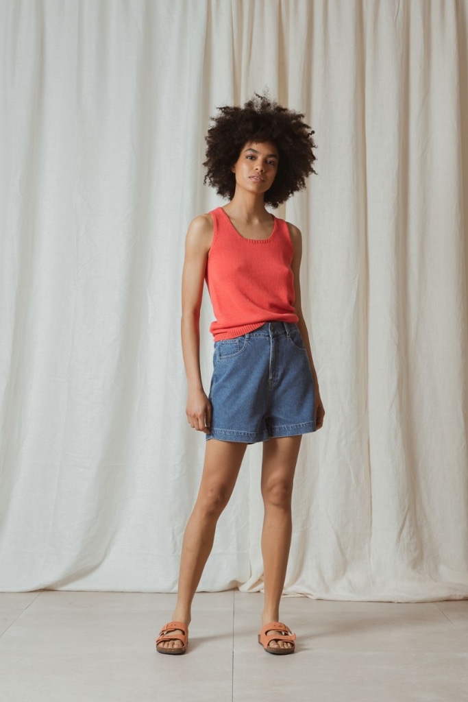 indi cold - Pulóvrik bez rukávov Coral - coral indi cold - Pulóvrik bez rukávov Coral - coral